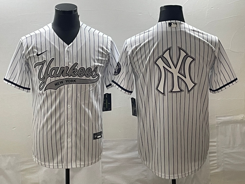 Men's New York Yankees White Jersey Joint Edition